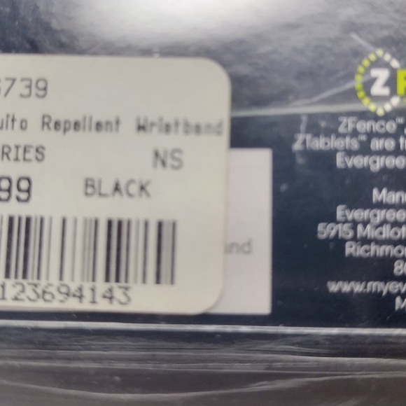 Z band Wrist/Ankle Band Mosquito & Bug RepellantTwo Refill Tablets NO Deet NEW - Picture 6 of 12